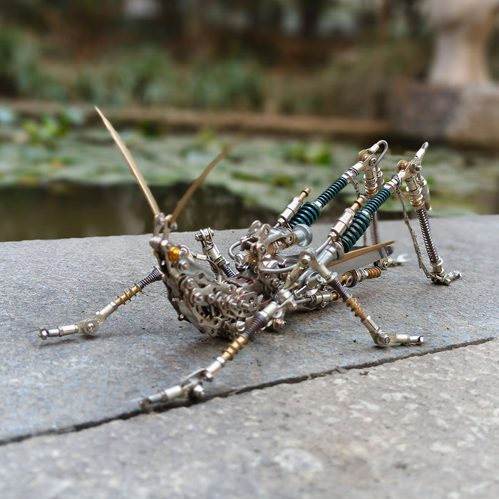 Grasshopper 3D Metal Puzzle Insect Model Building Kit (600+PCS)