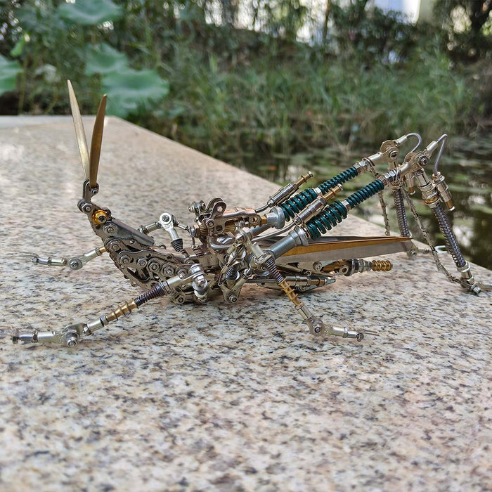 Grasshopper 3D Metal Puzzle Insect Model Building Kit (600+PCS)