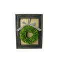 Hanging Preserved Wreath in Table Top Frame, 10-Inch
