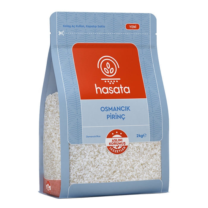 Hasata Osmancik Rice is a premium long-grain rice variety grown in Türkiye's fertile regions, known for its light aroma and fluffy texture.