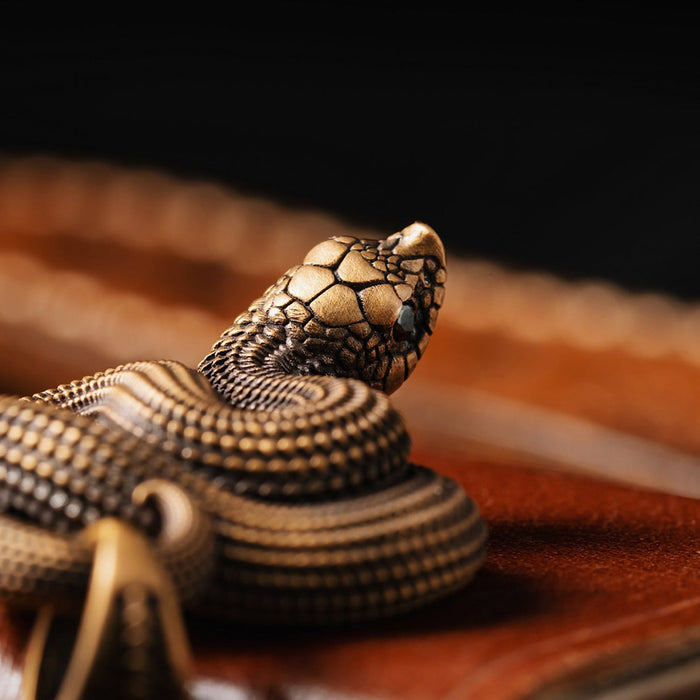 Hognose Snake Pendant with Necklace Chain