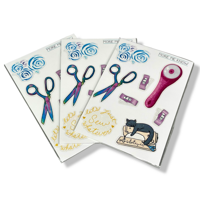 Holographic Foil | Sticker Sheet - Pack of 3