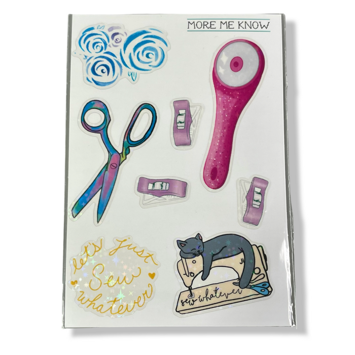 Holographic Foil | Sticker Sheet - Pack of 3
