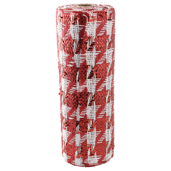 Houndstooth Fabric Mesh, 10-Inch x 10-Yard