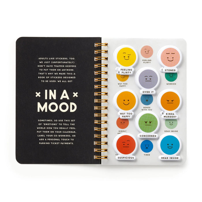 chronicle in a mood sticker book