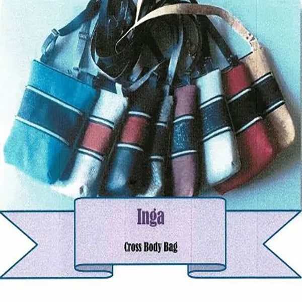 Inga Cross Body Bag by Nancy Stroop Patterns | Hardware Kit