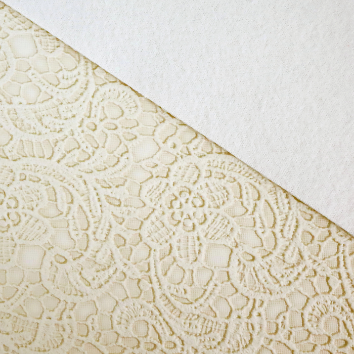 Ivory Lace | 18" Mid-Weight Vinyl Roll