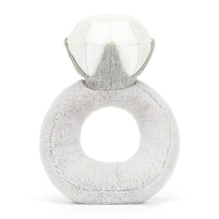 Back view of the Jellycat Amuseables Diamond Ring plush toy.