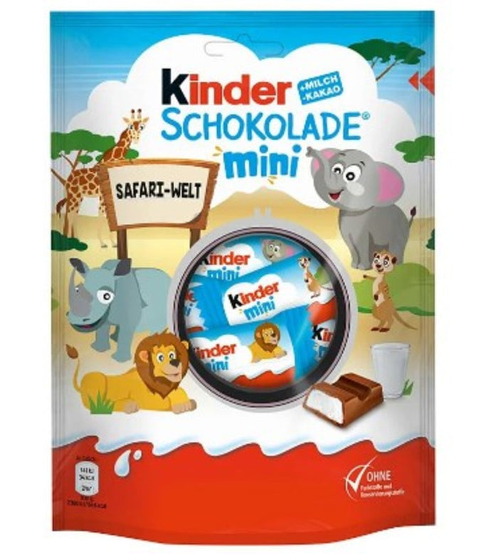 Kinder Mini Chocolate brings the smooth, creamy taste of classic Kinder chocolate in perfectly portioned mini bars.