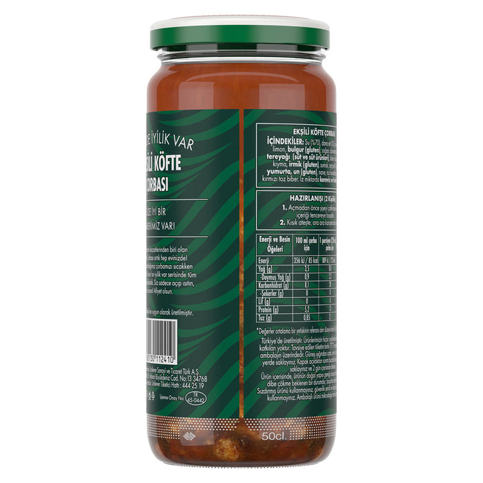 Knorr Eksili Kofte Soup brings the comforting taste of a traditional Turkish homemade soup straight to your table.