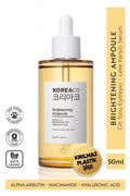 KOREACO Anti-Dark Spot & Tone Equalizing Brightening Ampoule is designed to help visibly reduce the appearance of dark spots while promoting a more even, radiant-looking complexion.