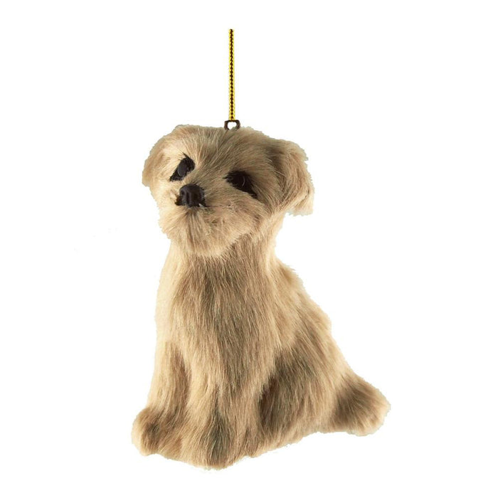 Labrador Plush Dog Christmas Ornaments, Natural, 4-Inch