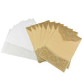 Lace Envelope Accent Laser Cut Blank Invitation, 10-Inch x 7-Inch