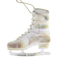 Large Ice Skate Christmas Tree Ornament, White, 6-1/2-Inch