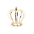 Large Metal Wired Crown, Gold, 12-1/2-Inch