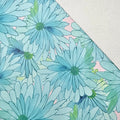 Light Blue Daisy | 18" Luxe Vinyl Roll - Mid-Weight