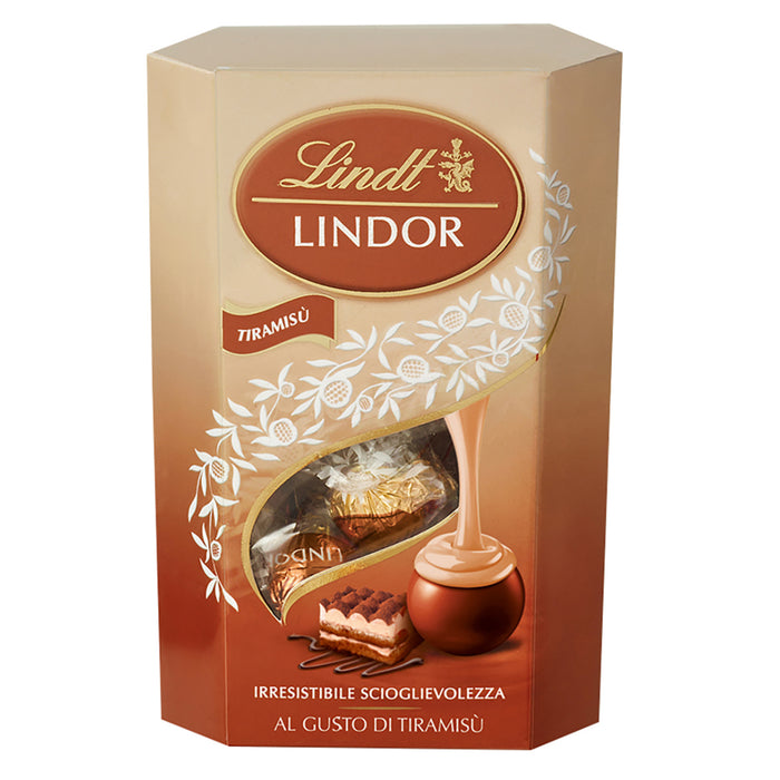 Experience the smooth taste of Lindt Lindor Tiramisu Wafer Coffee Filled Chocolate, inspired by the classic Italian dessert and crafted with Lindt’s signature expertise.