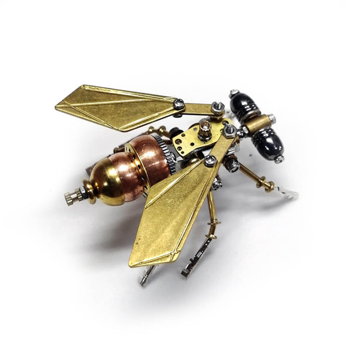Little Fly 3D DIY Steampunk Mechanical Insect Metal Assembly Model (100+PCS)