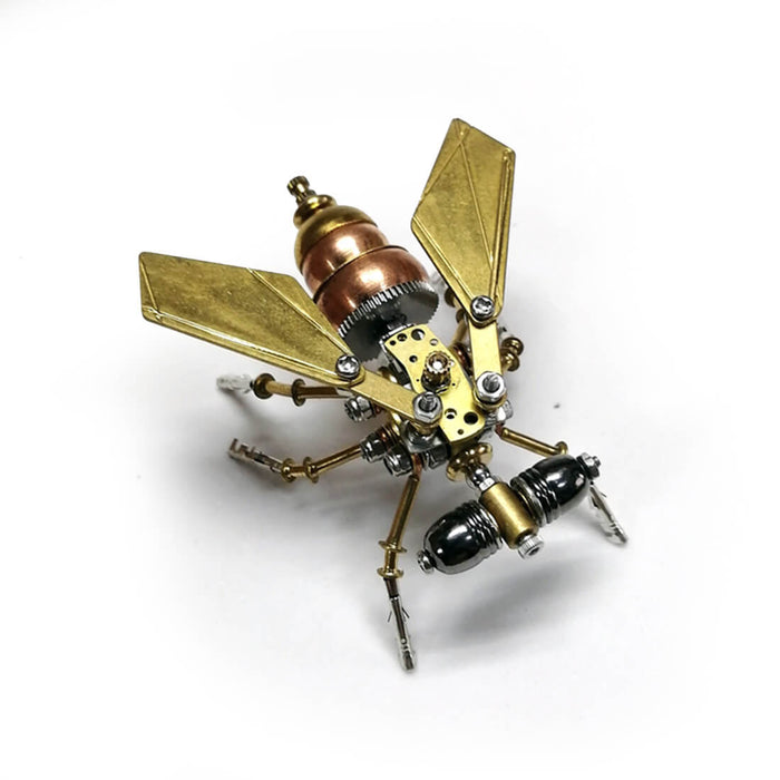 Little Fly 3D DIY Steampunk Mechanical Insect Metal Assembly Model (100+PCS)