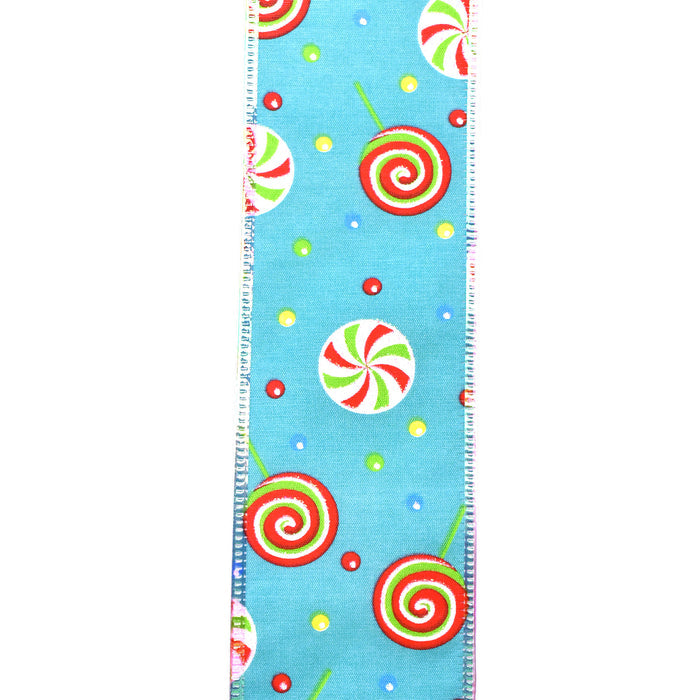Lollipops and Gumdrops Wired Ribbon, 1-1/2-Inch, 10-Yard