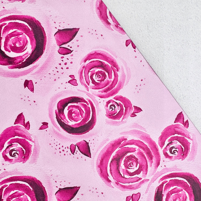Lovers Watercolor Roses | 18" Luxe Vinyl Roll - Mid-Weight