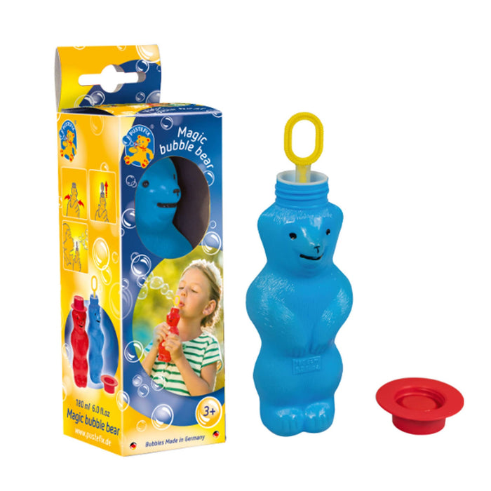 HQ Kites Pustefix Magic Bubble Bear in blue with packaging.