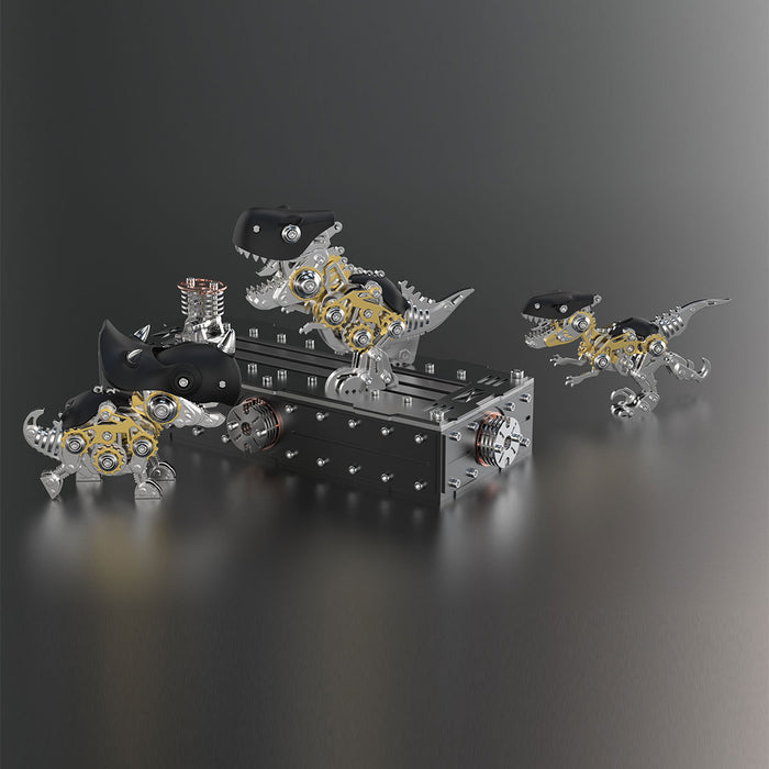 Manual Automata Table Boxing Game Interactive Battle  Mini Dinosaur Fighting Toy