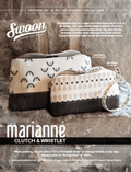 Marianne Clutch & Wristlet by Swoon Sewing Patterns | Hardware Kit