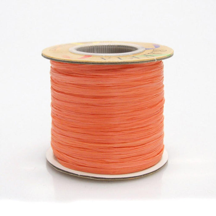 Matte Raffia Ribbon, 1/4-Inch, 100-Yard, Coral