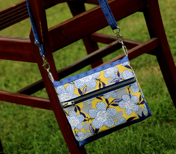 McPherson Square Tri-Fold Crossbody by Hold It Right There | Hardware Kit