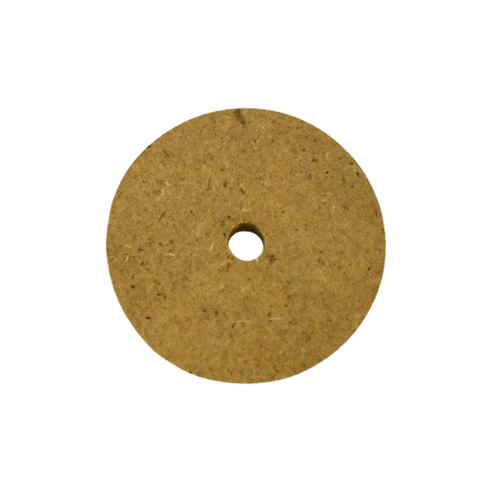 MDF DIY Craft Wood Flat Wheels, 1-3/8-Inch, 12-Count - Natural