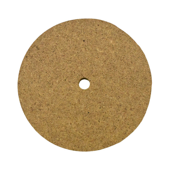 MDF DIY Craft Wood Flat Wheels, 2-1/8-Inch, 6-Count - Natural