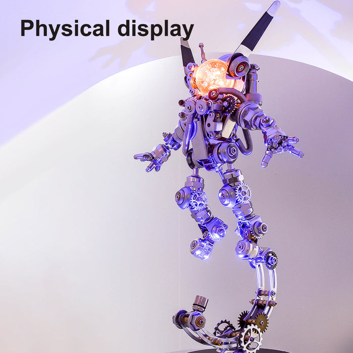 Mechanical Aerospace Rabbit Sci-fi Punk Female Astronaut 3D Metal Puzzle 500CS