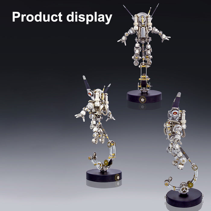 Mechanical Aerospace Rabbit Sci-fi Punk Female Astronaut 3D Metal Puzzle 500CS