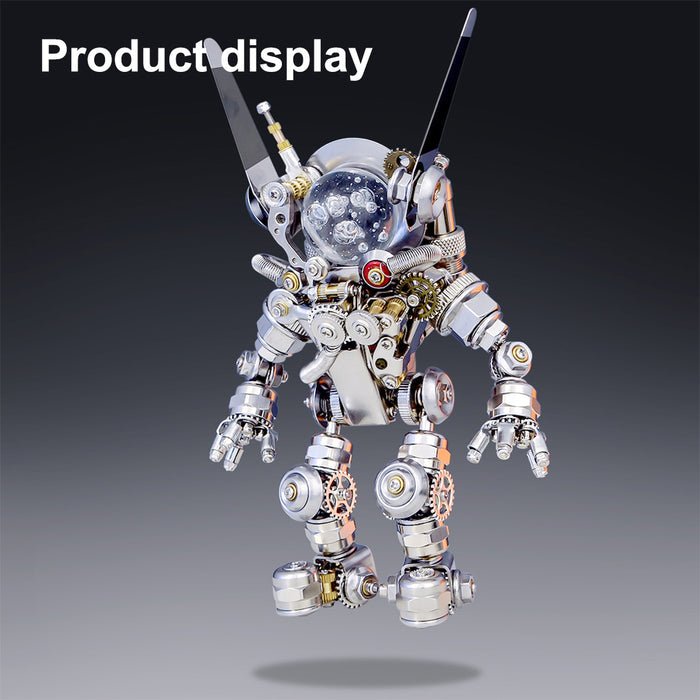 Mechanical Aerospace Rabbit Sci-fi Punk Female Astronaut 3D Metal Puzzle 500CS