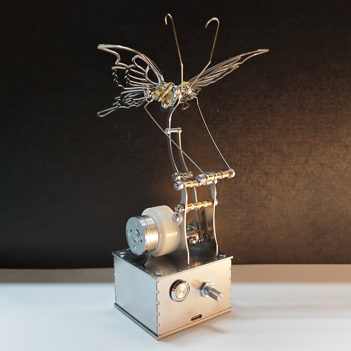 Mechanical Bionic Butterfly 3D Metal Puzzle DIY Kinetic Sculpture Kit
