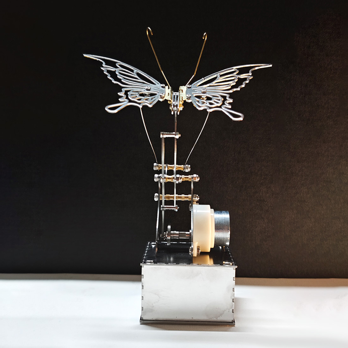 Mechanical Bionic Butterfly 3D Metal Puzzle DIY Kinetic Sculpture Kit