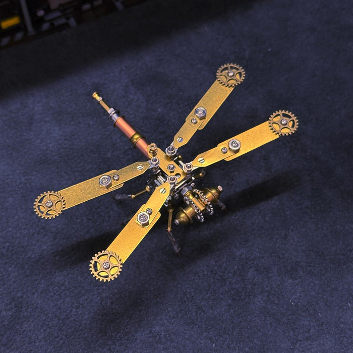 Mechanical Dragonfly 3D Metal Puzzle Insect Assembly Model Kit 168PCS