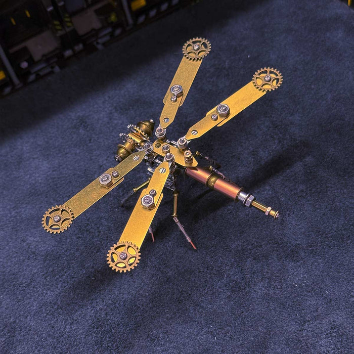 Mechanical Dragonfly 3D Metal Puzzle Insect Assembly Model Kit 168PCS