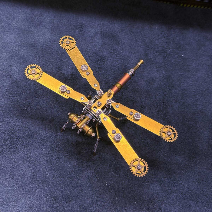 Mechanical Dragonfly 3D Metal Puzzle Insect Assembly Model Kit 168PCS