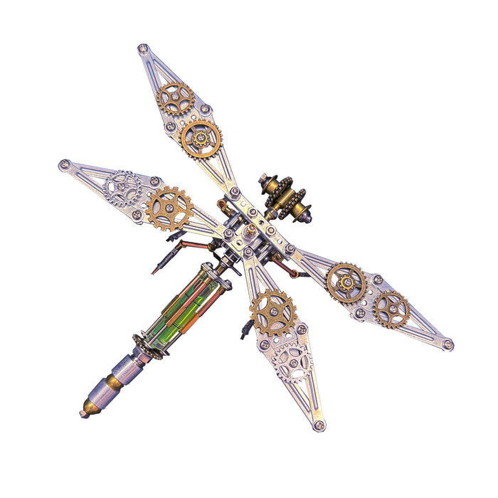 Mechanical Dragonfly 3D Metal Puzzle Insect Assembly Model Kit 168PCS