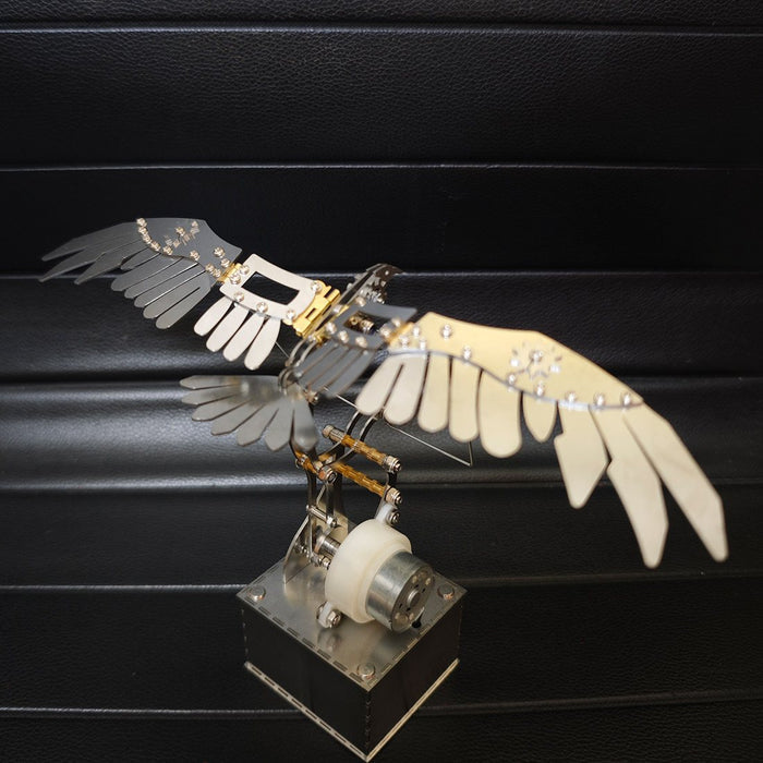 Mechanical Eagle 3D Metal Model Kit Steampunk Kinetic Bird Sculpture