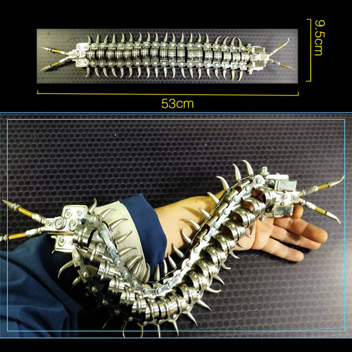Mechanical Flying Centipede 3D Metal Model Kits Ornament