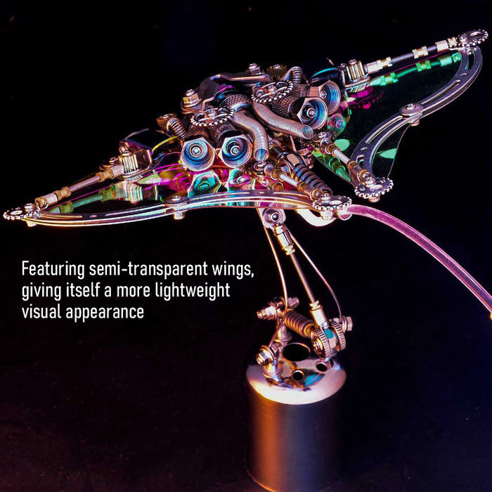 Mechanical Manta Ray 3D Steampunk Metal Kits 422PCS