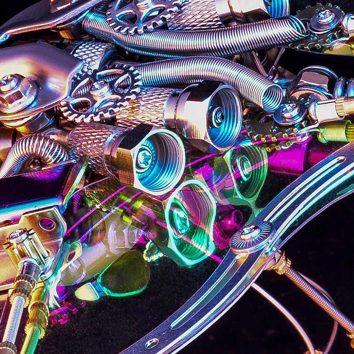 Mechanical Manta Ray 3D Steampunk Metal Kits 422PCS