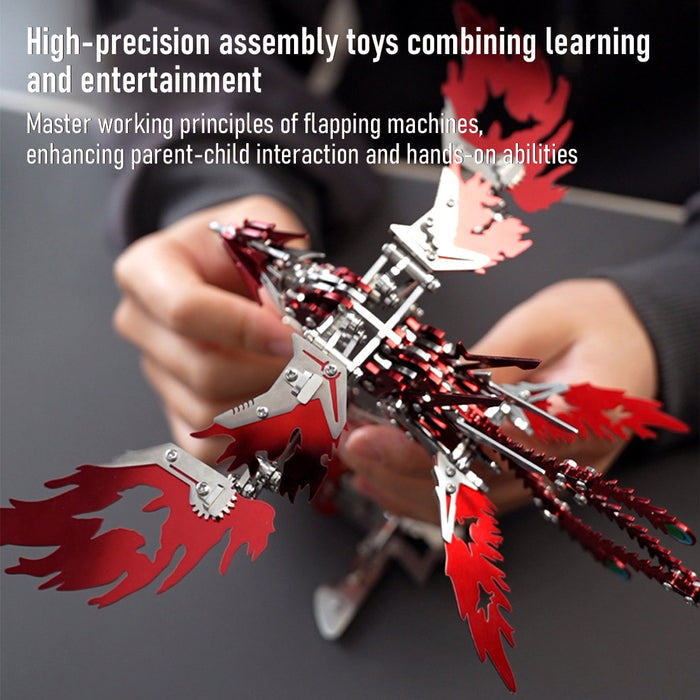 Mechanical Phoenix DIY Assembly 3D Metal Puzzle Model Kits 358PCS