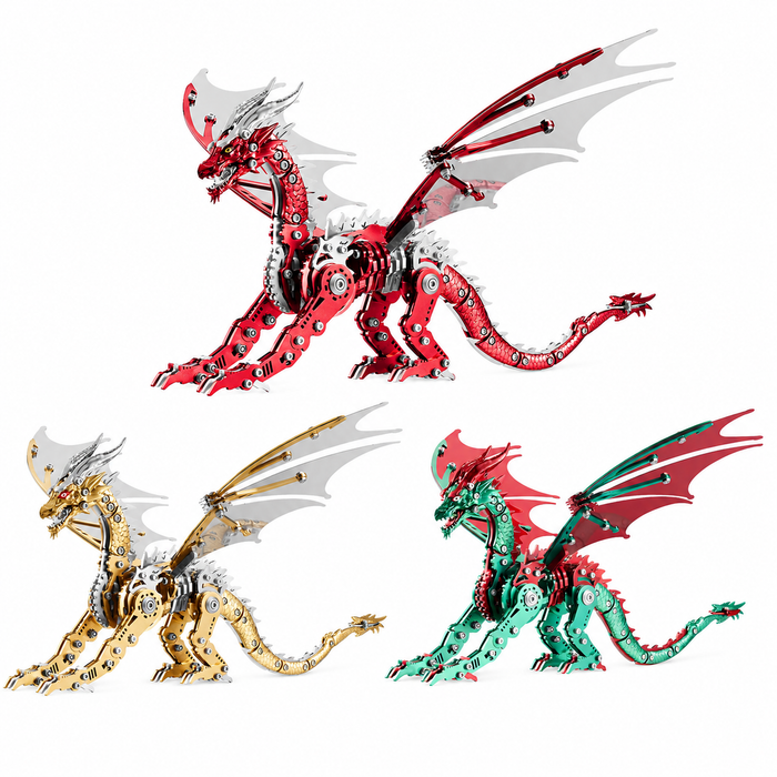 Mechanical Pterosaur 3D Metal DIY Puzzle Model Kit (313PCS)