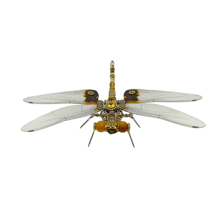 Mechanical Punk Large Dragonfly 3D DIY Insects Model Metal Assembly Toy Creative Ornament (200PCS)