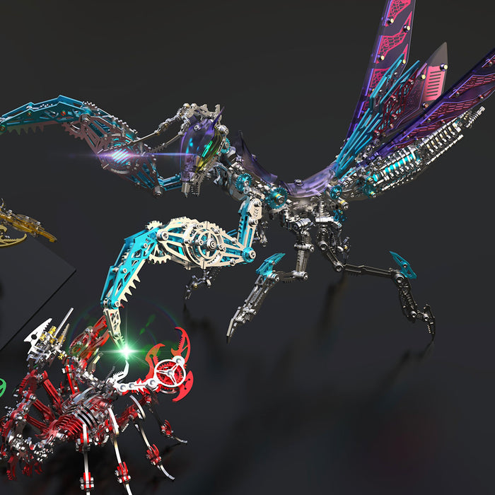 mantis with scorpion