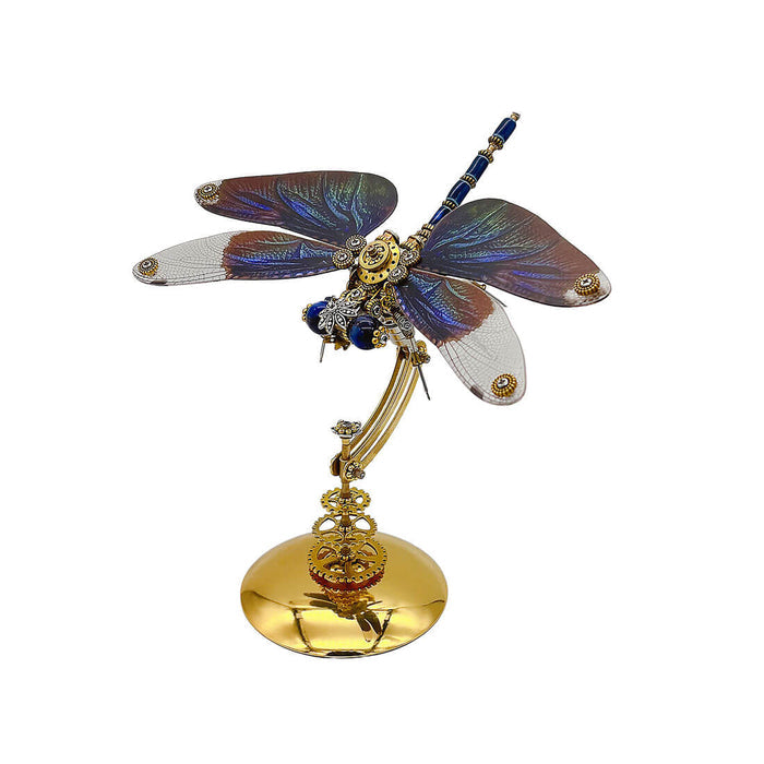 Mechanical Punk Metallic Dragonfly 3D DIY Insects Model Metal Assembly Toy 200PCS